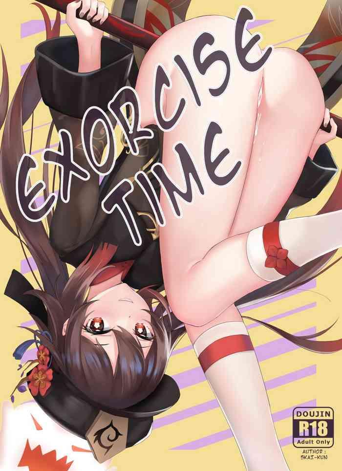 Amazing Exorcise Time- Genshin impact hentai Blowjob