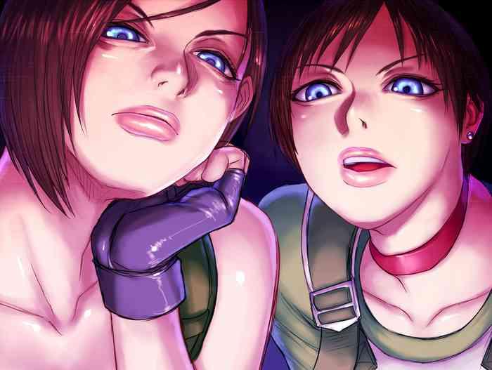 Big Ass Jill Valentine & Rebecca Chambers – chatroulette- Resident evil hentai Cowgirl