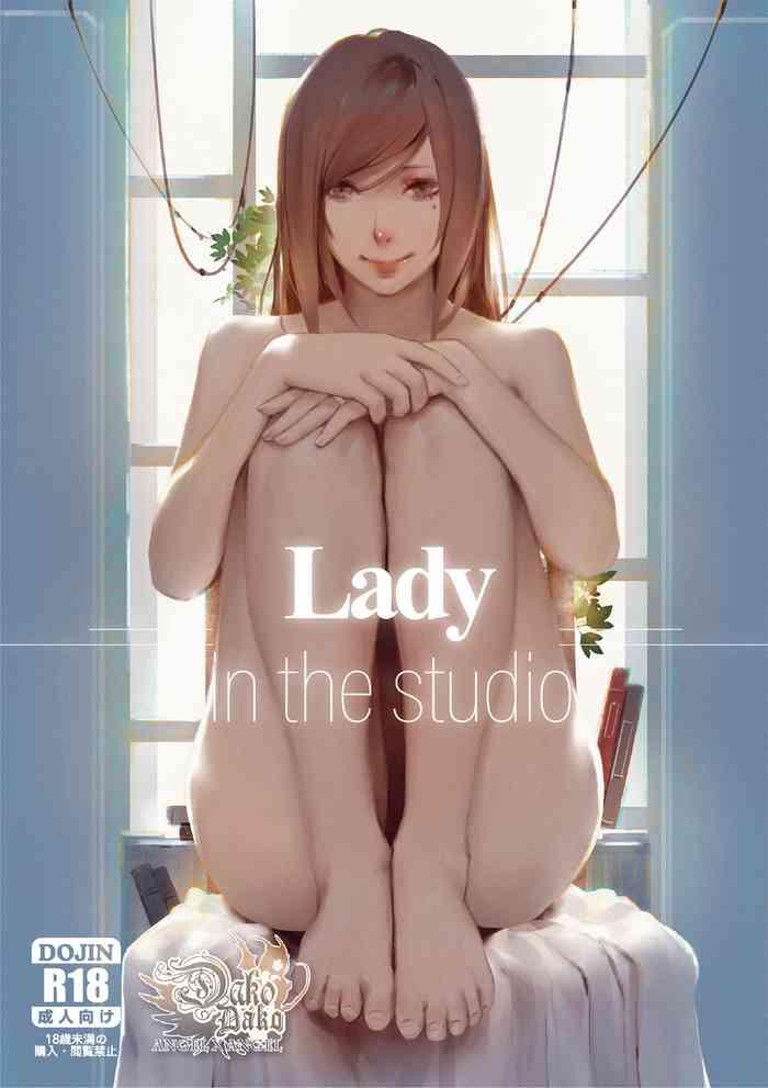 Hairy Sexy Lady in the studio- Original hentai Chubby
