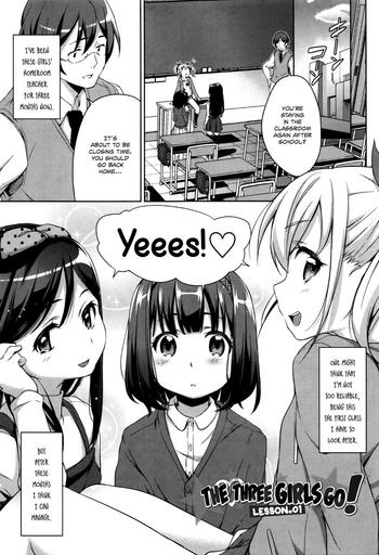 Yaoi hentai Sanbiki ga Yuku! | The Three Girls Go! Ch. 1-3 Pranks