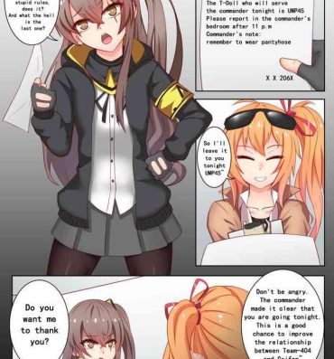 Amateur Blow Job One night with UMP45- Girls frontline hentai First